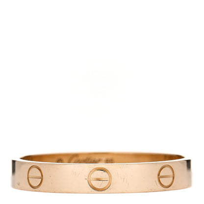 Cartier 18K Yellow Gold 3.5mm LOVE Wedding Band Ring 65 11 1 of 4