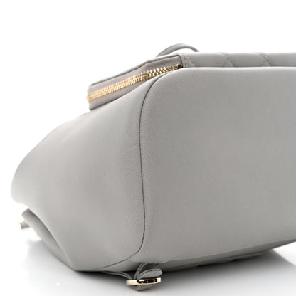 Chanel Caviar Quilted Business Affinity Backpack Grey 10 of 12