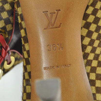 Louis Vuitton Damier Sauvage Heels 38.5 6 of 8