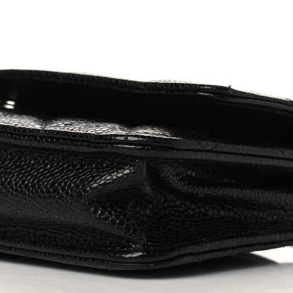 Chanel Caviar Quilted Wallet On Chain WOC Black 10 of 11