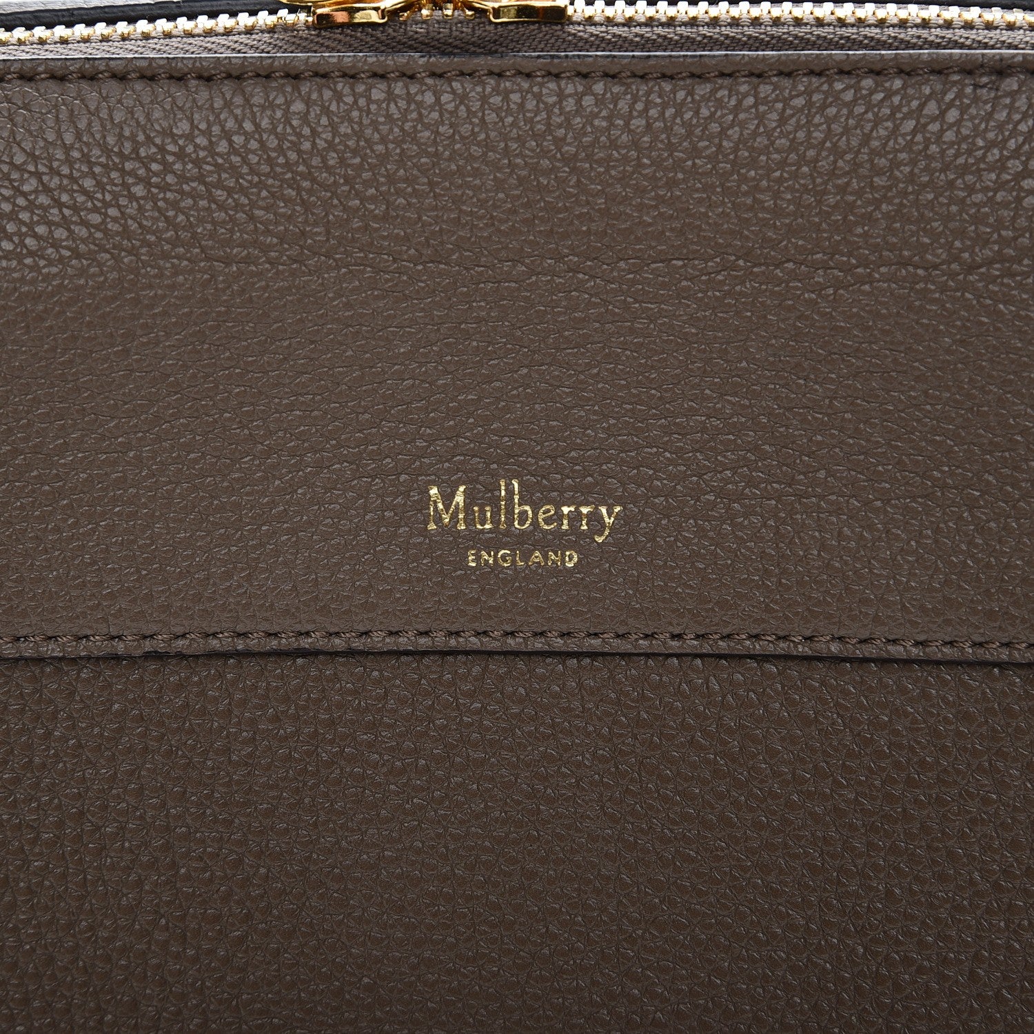 Mulberry Classic Grain Calfskin Small Hopton Clay 6 of 10