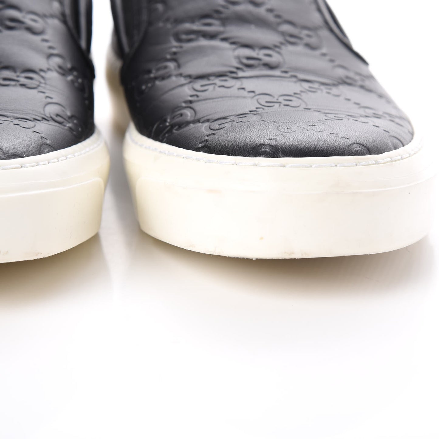 Guccissima Dublin Slip On Sneakers 38 Black