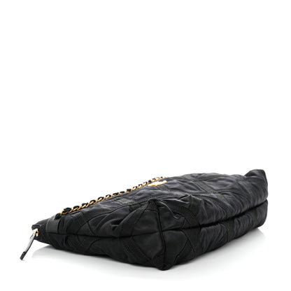 Chanel Nylon Grosgrain Large Lifestyle Pouch With Foldable Tote Black 6 of 11