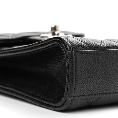 Chanel Caviar Quilted Classic Phone Holder Black 10 of 12