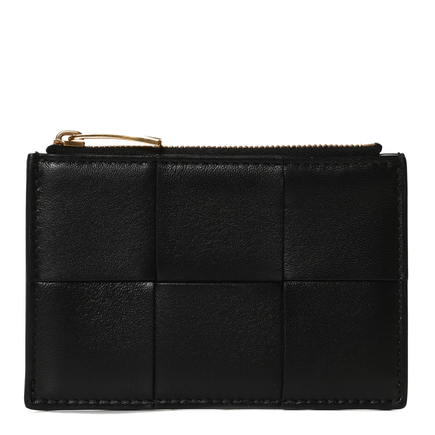 Bottega Veneta Nappa Maxi Intrecciato Card Holder Black 1 of 9
