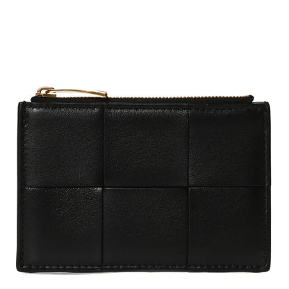 Bottega Veneta Nappa Maxi Intrecciato Card Holder Black 1 of 9