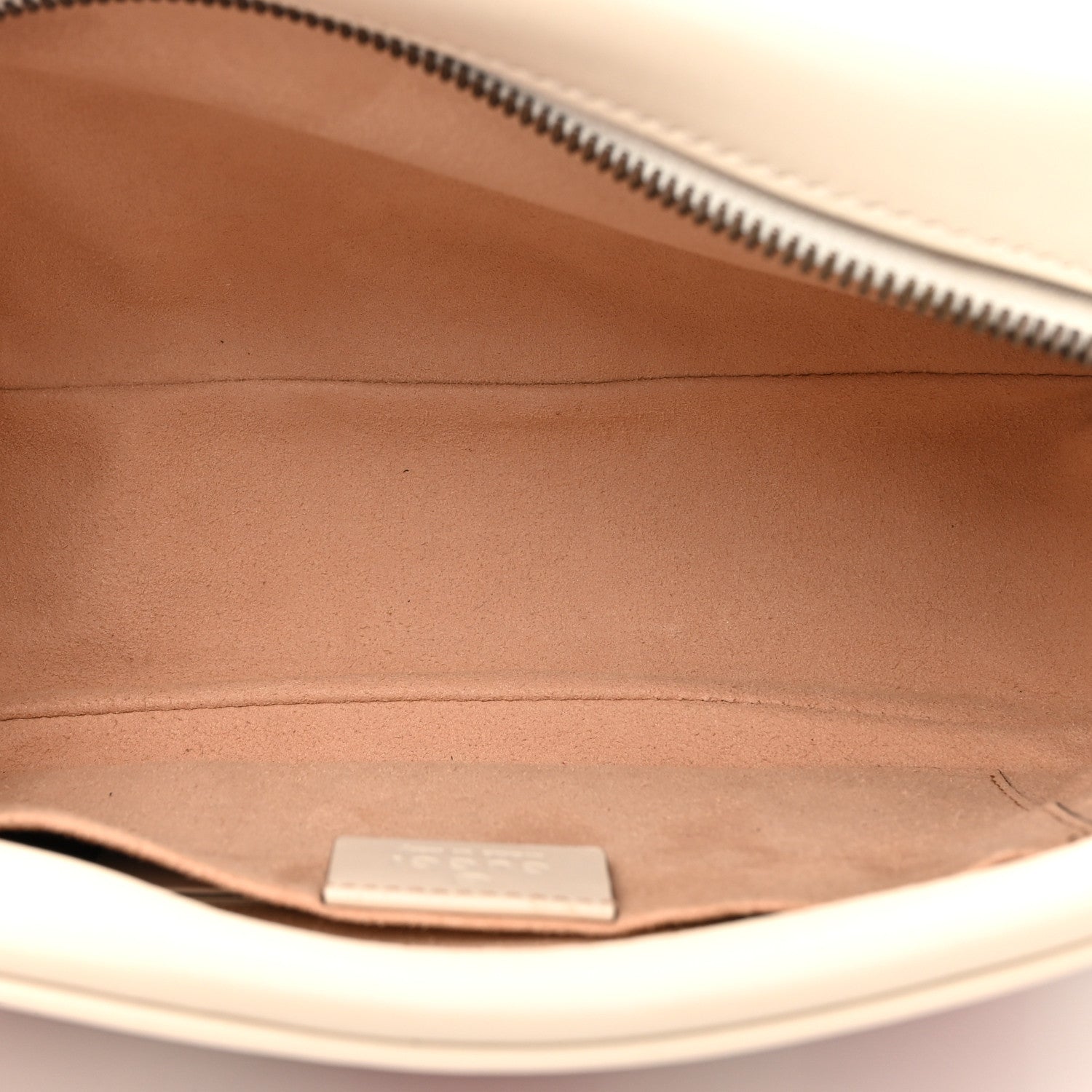Gucci Calfskin Matelasse Trompe L'Oeil Print Small GG Marmont Chain Shoulder Bag White 5 of 13