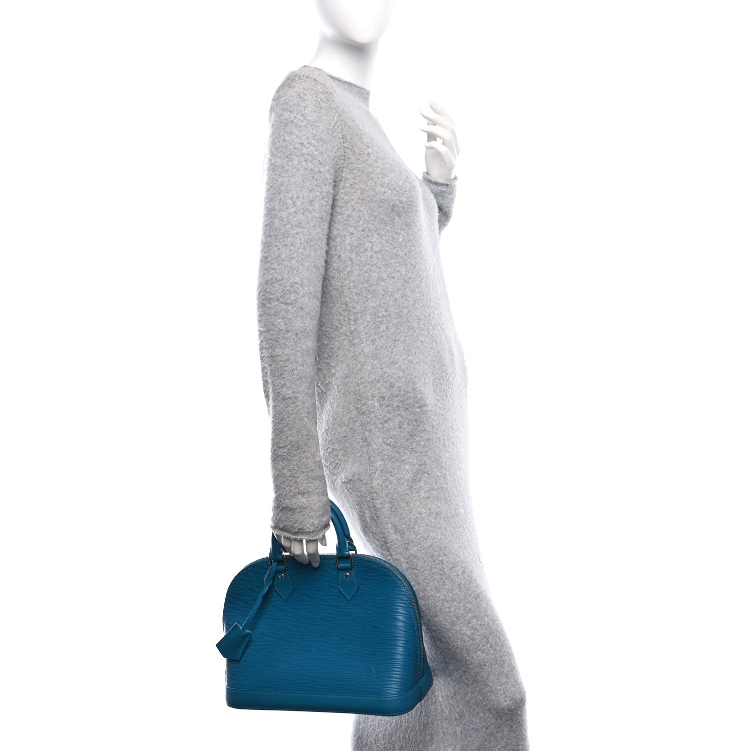 Louis Vuitton Epi Alma PM Cyan 2 of 10