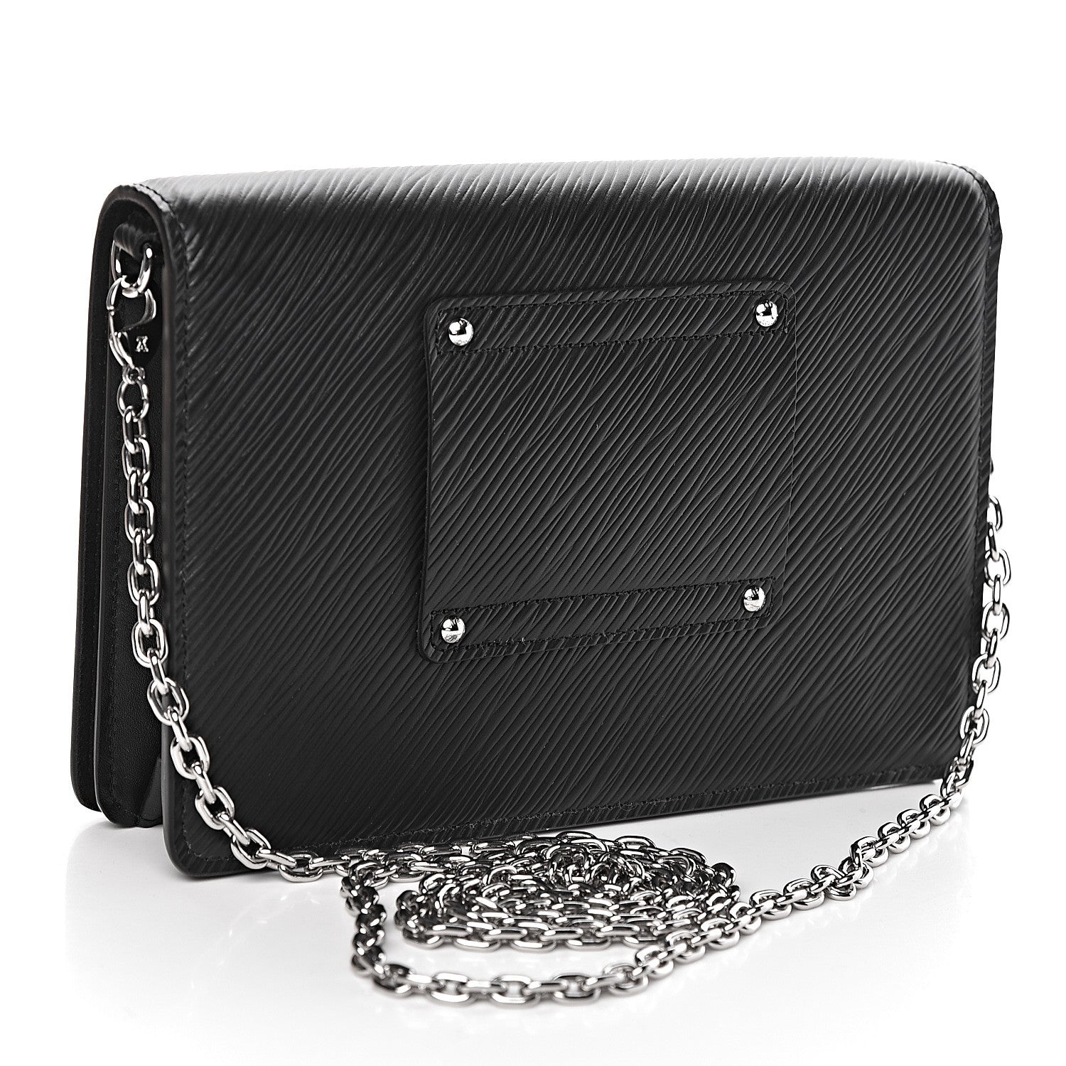Louis Vuitton Epi Twist Belt Chain Wallet Black 3 of 10