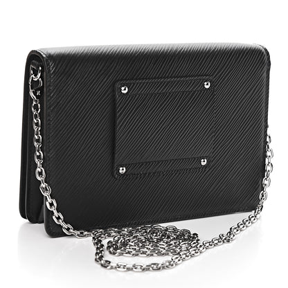 Louis Vuitton Epi Twist Belt Chain Wallet Black 3 of 10