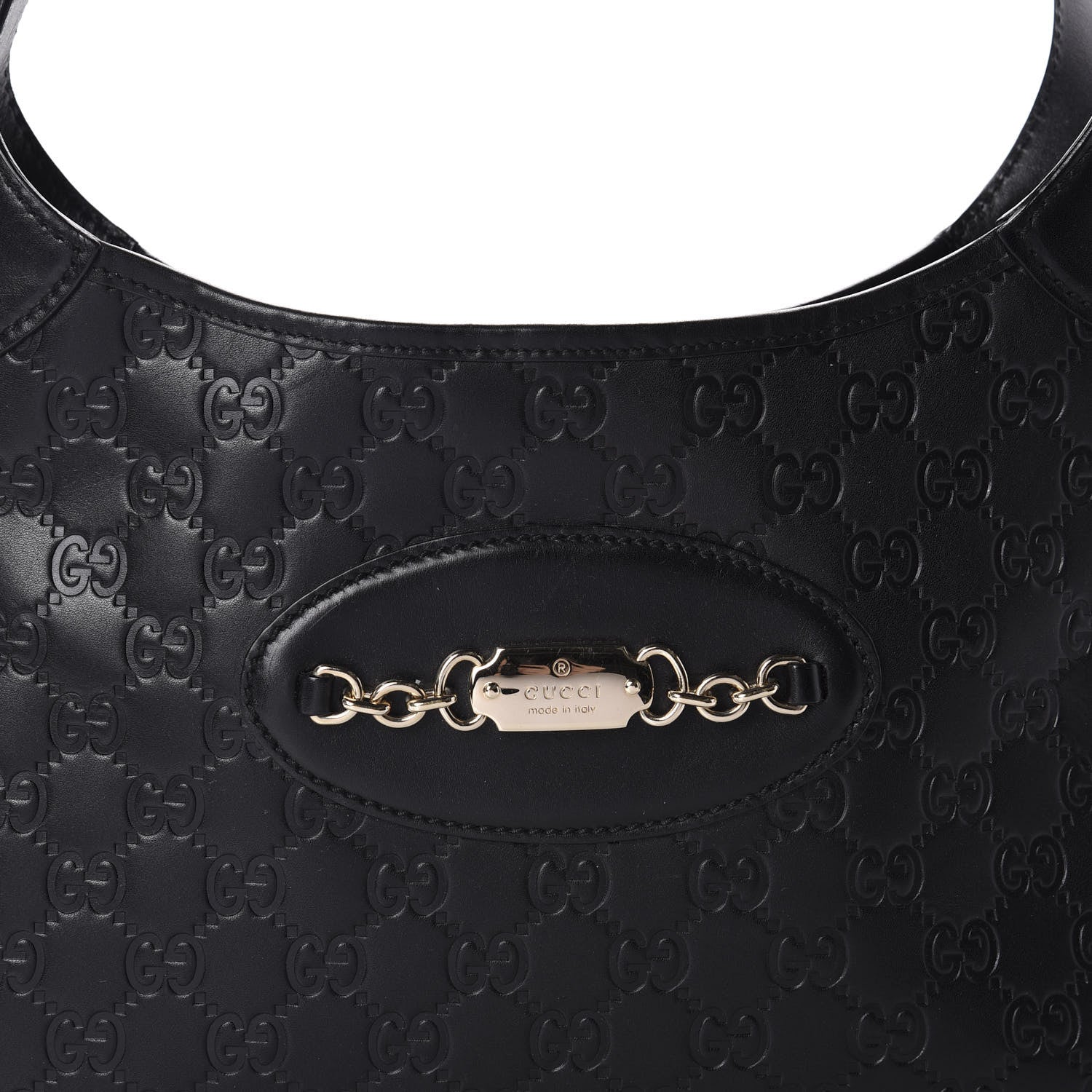 Gucci Guccissima Punch Hobo Black 10 of 10