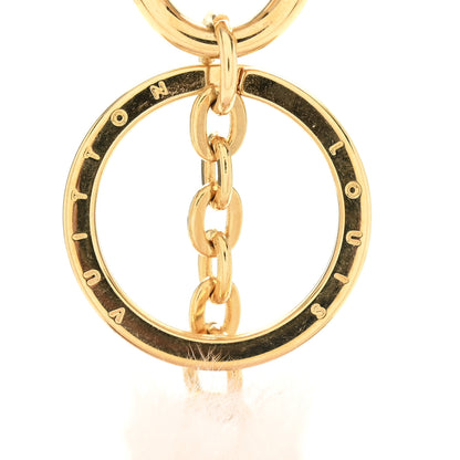 Louis Vuitton Wild Fur Monogram Eye-Trunk Bear Bag Charm Pink 3 of 5