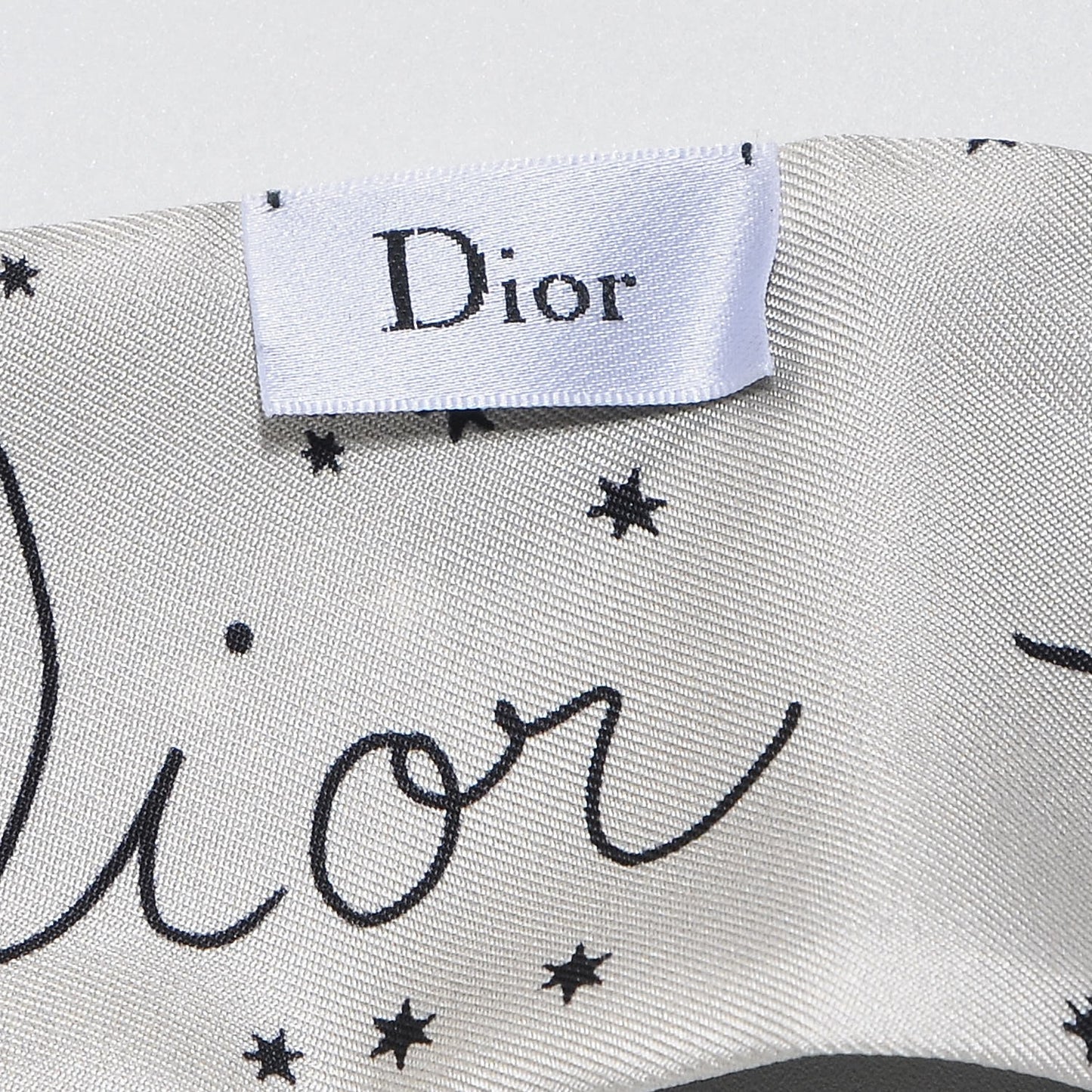 Silk Zodiac Libra Mitzah Scarf Black