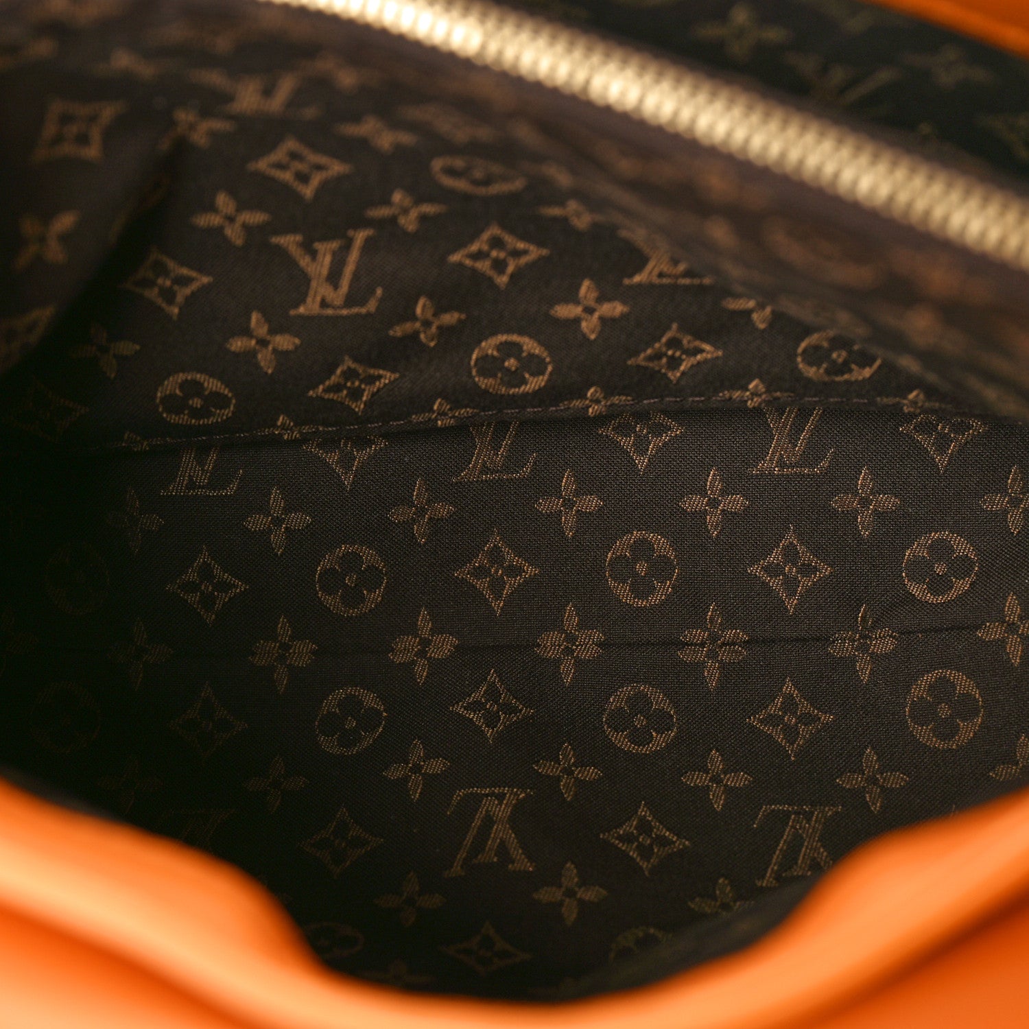 Louis Vuitton Smooth Calfskin Dauphine MM Orange 5 of 10