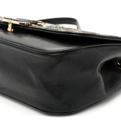 Chanel Sheepskin Chain CC Subtle Flap Black 10 of 10