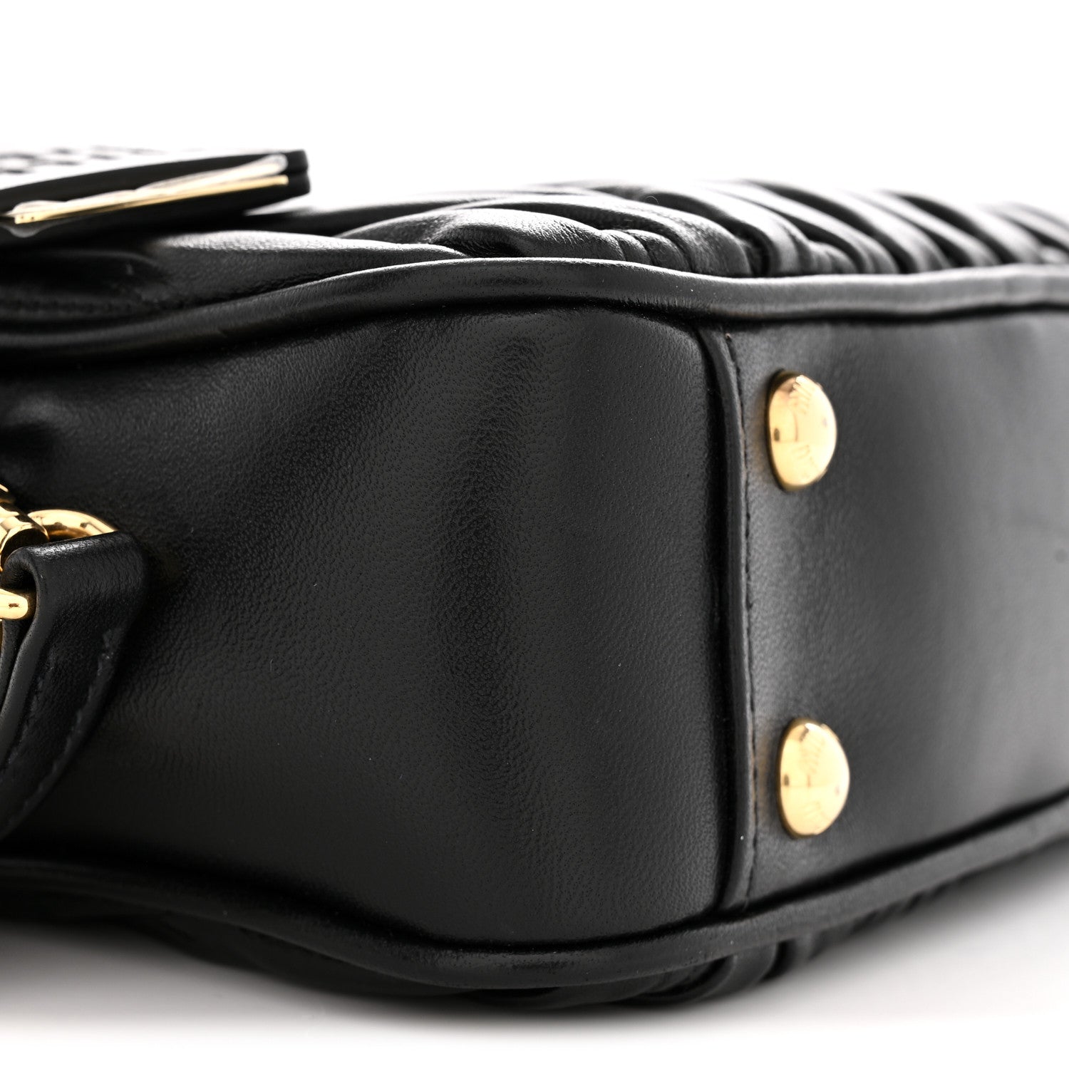 Miu Miu Nappa Matelasse Small Arcadie Black 8 of 9