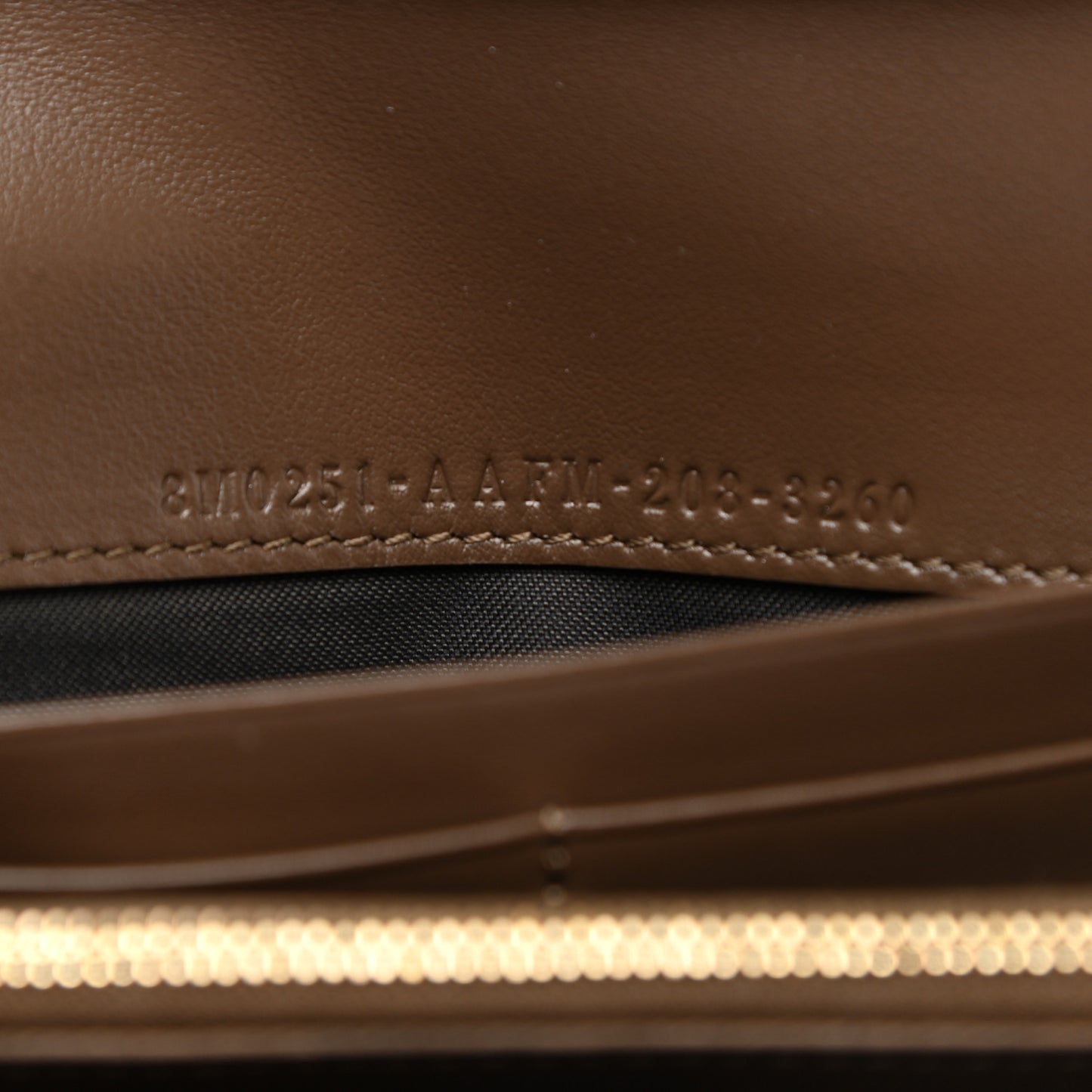 Vitello Soft F is Fendi Bi-Color FF 1974 Embossed Continental Envelope Wallet Maya Black