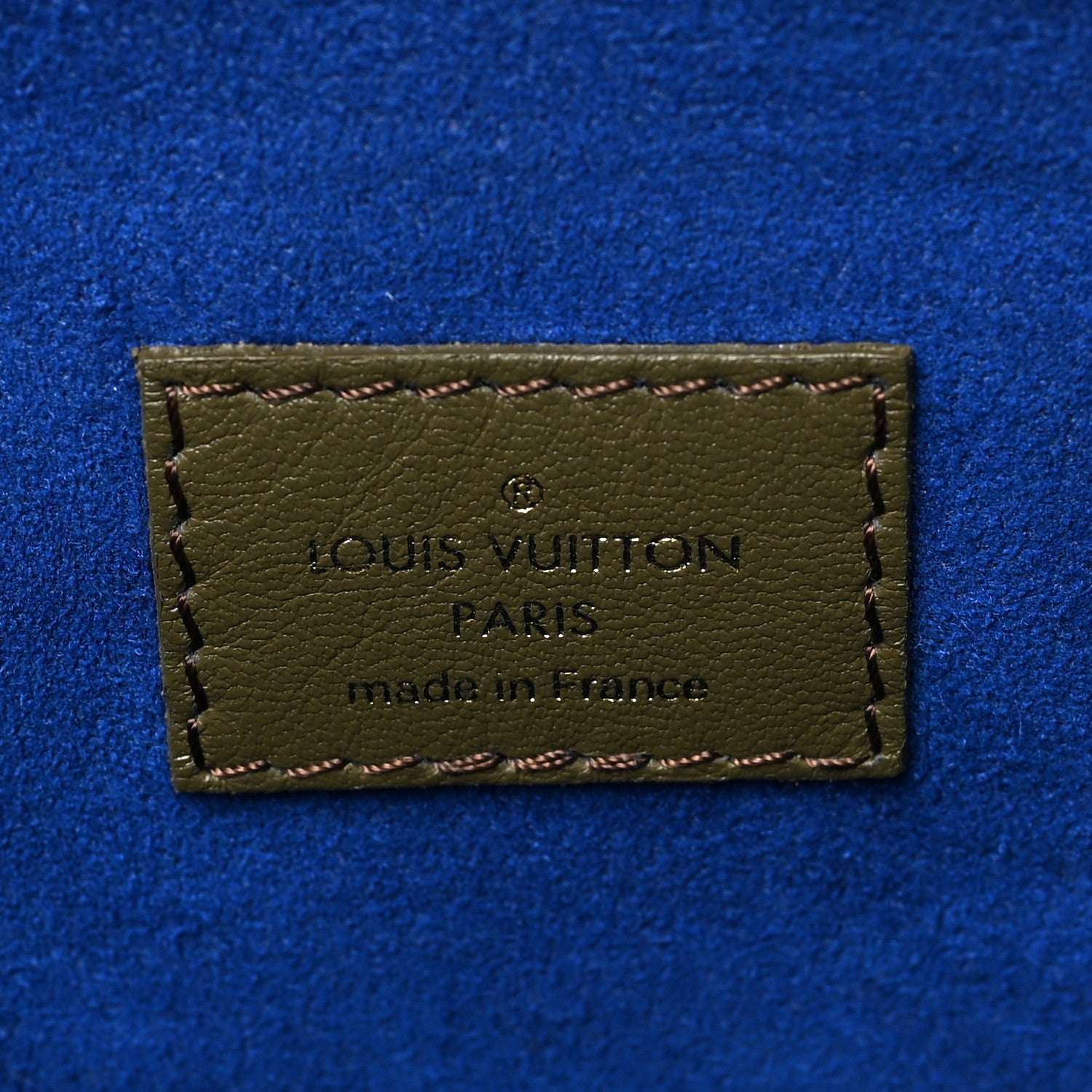 Louis Vuitton Lambskin Embossed Monogram Coussin MM Khaki 6 of 8