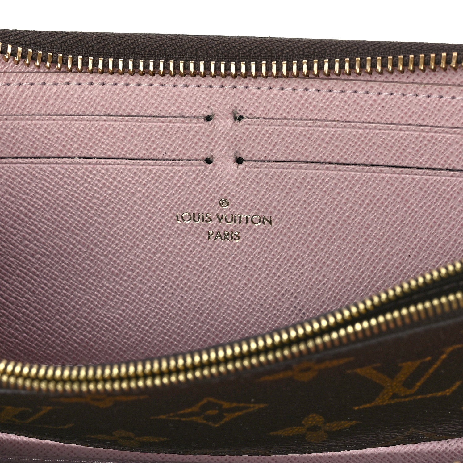 Louis Vuitton Monogram Clemence Wallet Rose Ballerine 7 of 13