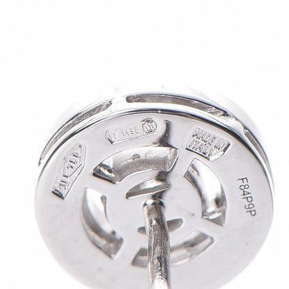 Bulgari BVLGARI 18K White Gold Diamond Stud Earrings 6 of 10