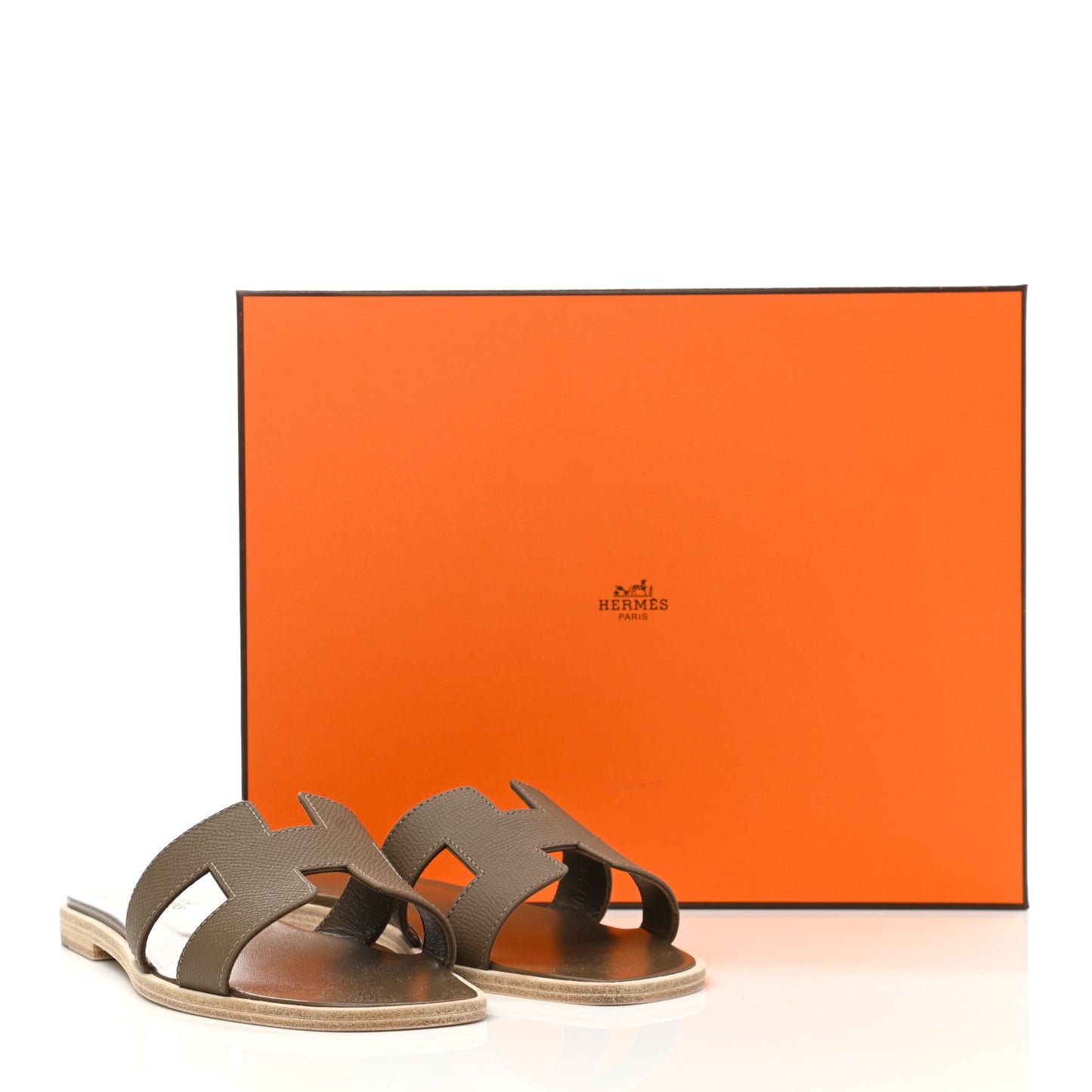 Epsom Oran Sandals 35.5 Etoupe