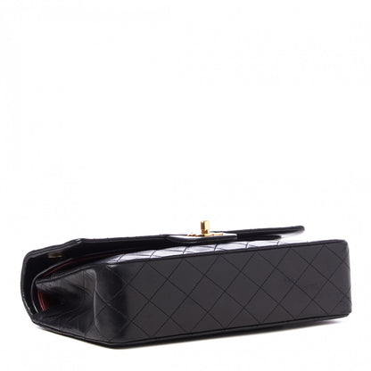 Chanel Lambskin Quilted Medium Double Flap Black 3 of 9
