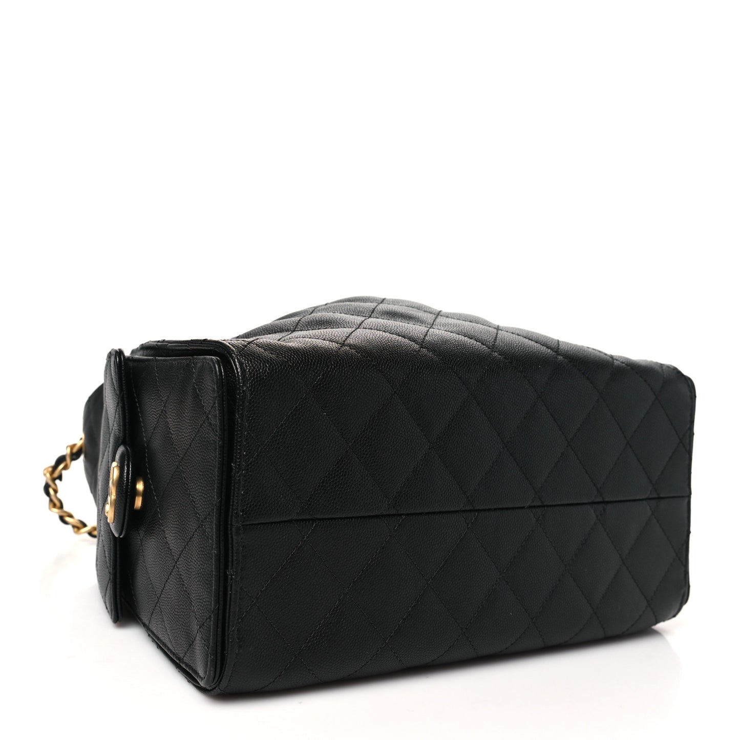 Caviar Quilted Small Chanel 25 Handbag Black