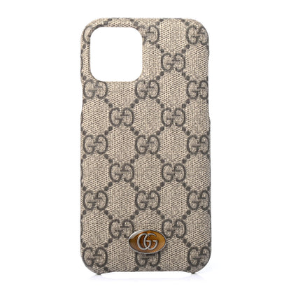 Gucci GG Supreme Monogram Ophidia iPhone 11 Pro Case 1 of 4