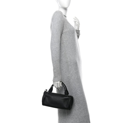 The Row Grained Saddle Calfskin Edith Bag Black 2 of 9