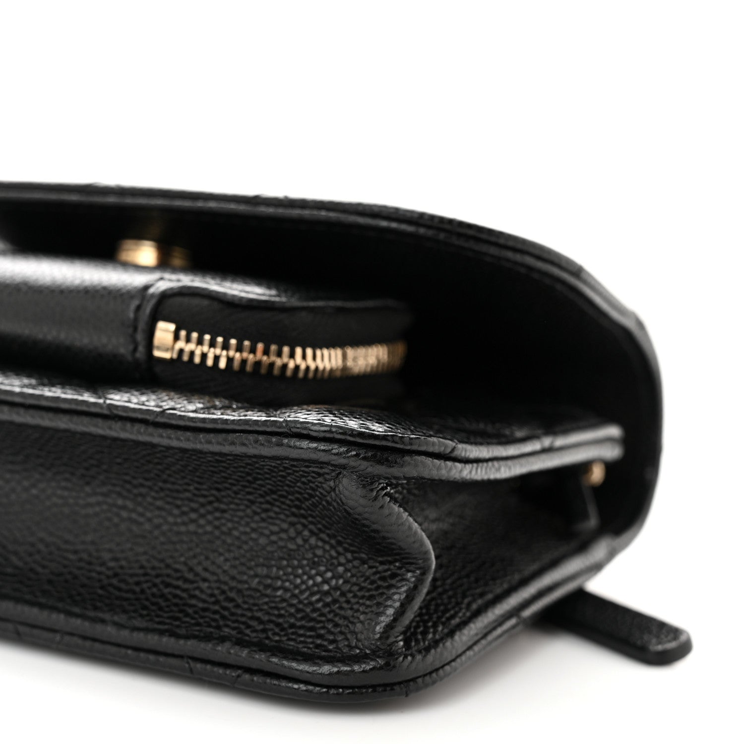 Chanel Caviar Quilted Business Affinity Clutch With Chain Black 11 of 12