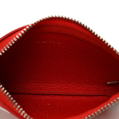 Louis Vuitton LV X YK Empreinte Infinity Dots Key Pouch Red White 5 of 8