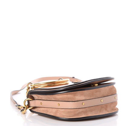 Chloe Calfskin Suede Small Nile Bracelet Bag Biscotti Beige 4 of 7