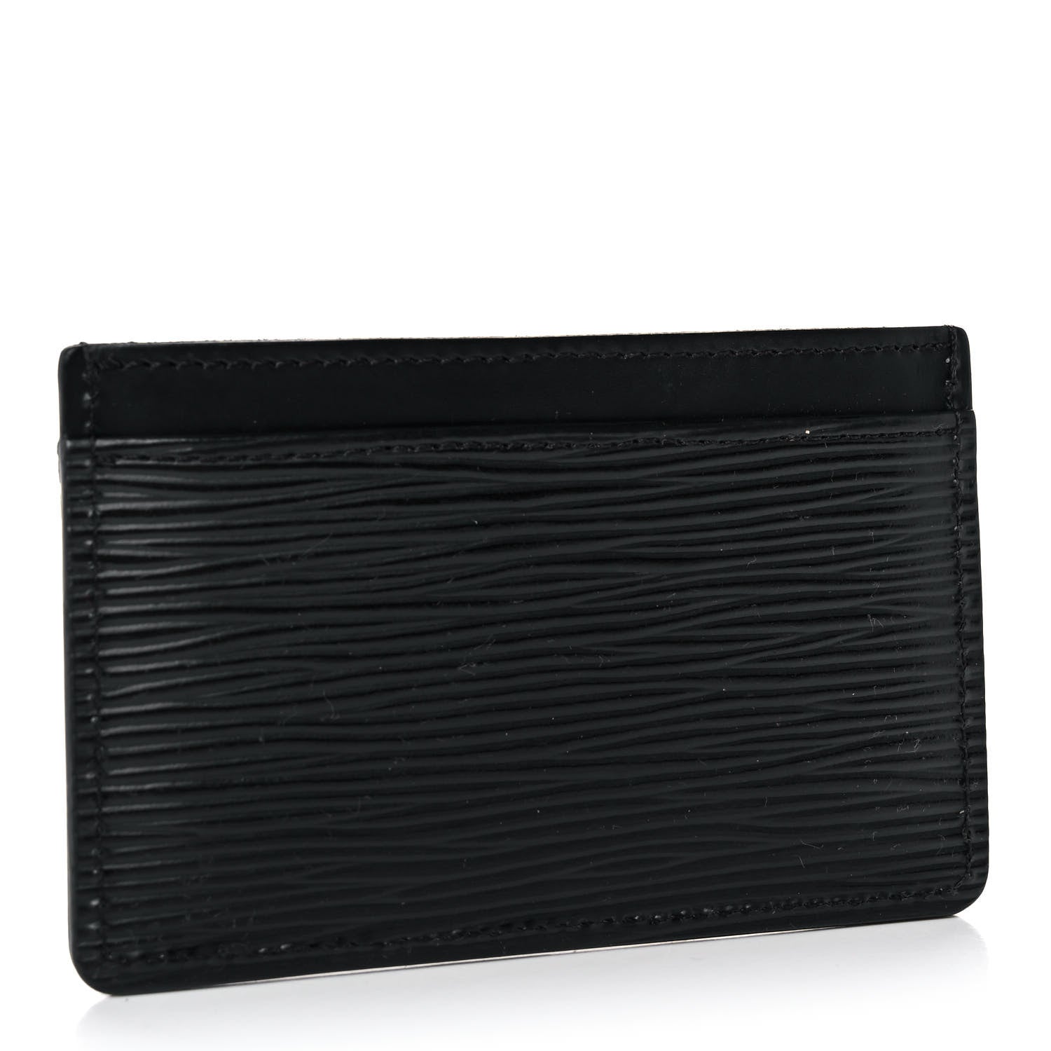 Louis Vuitton Epi Card Holder Black 3 of 10