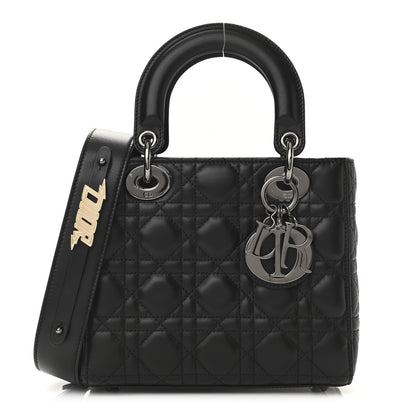 Christian Dior Lambskin Cannage Small My ABCDior Lady Dior Black 1 of 10