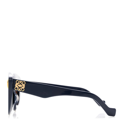 Loewe Acetate Anagram Cat Eye Sunglasses LW40127I Blue 3 of 9