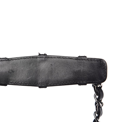 Chanel Calfskin Diagonal Ligne Flap Black 14 of 14