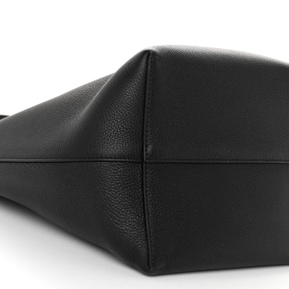 The Row Grained Calfskin Medium N/S Park Tote Black 8 of 9
