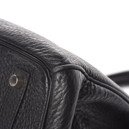 Hermes Taurillon Clemence Birkin 35 Black 36 of 40