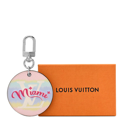 Louis Vuitton Monogram Escale Miami Bag Charm Key Holder Pastel 4 of 4