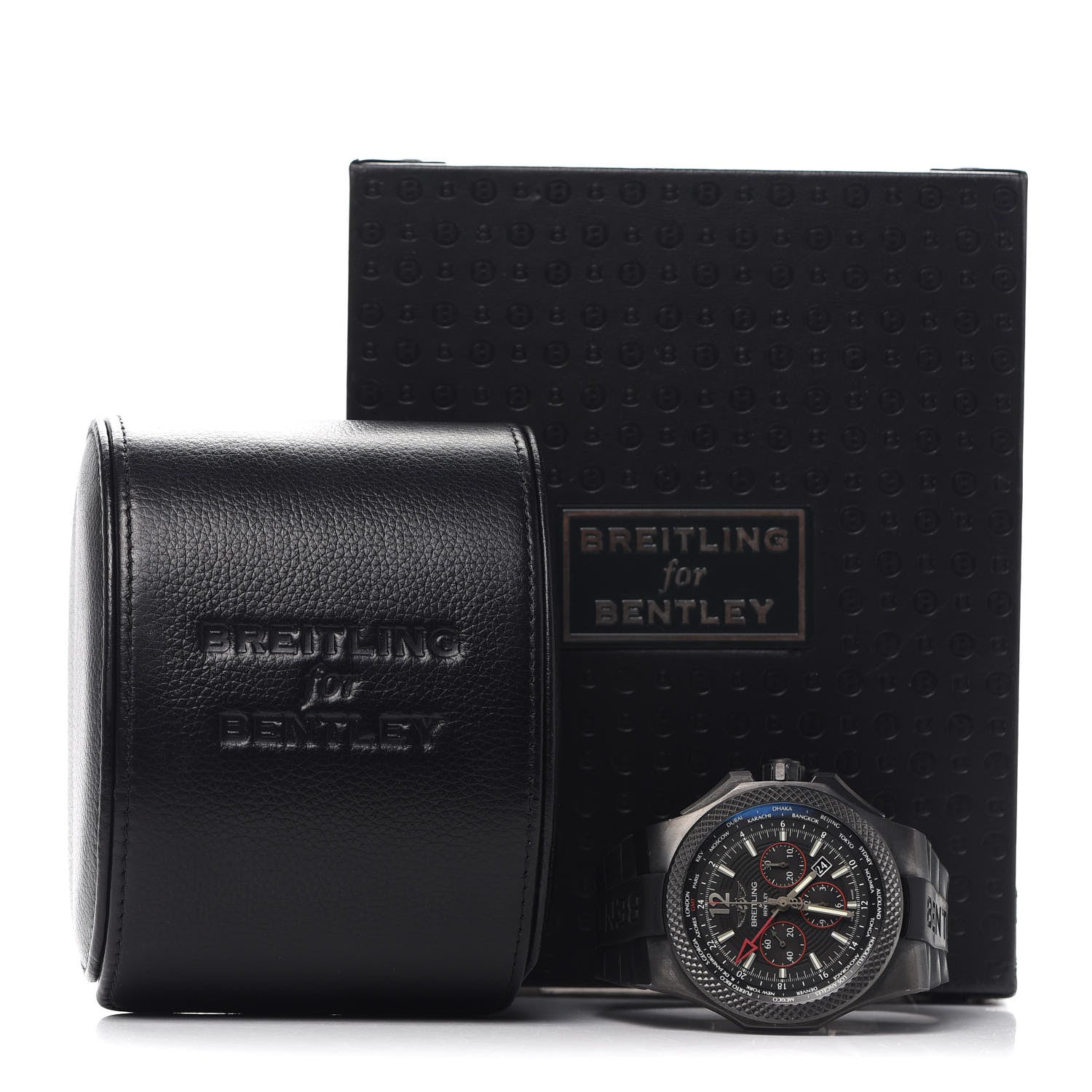 Breitling Carbon Rubber 45mm Bentley GMT B04 S Carbon Body Limited Edition Automatic Watch Black NB0434E5 6 of 6
