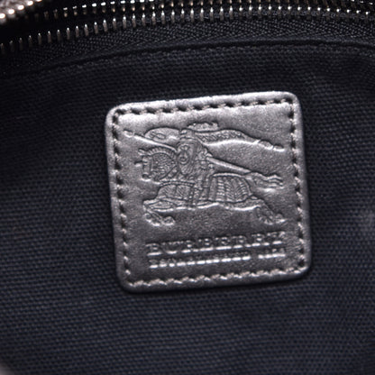 Burberry Shimmer Check Small Brooklyn Hobo Grey 6 of 10