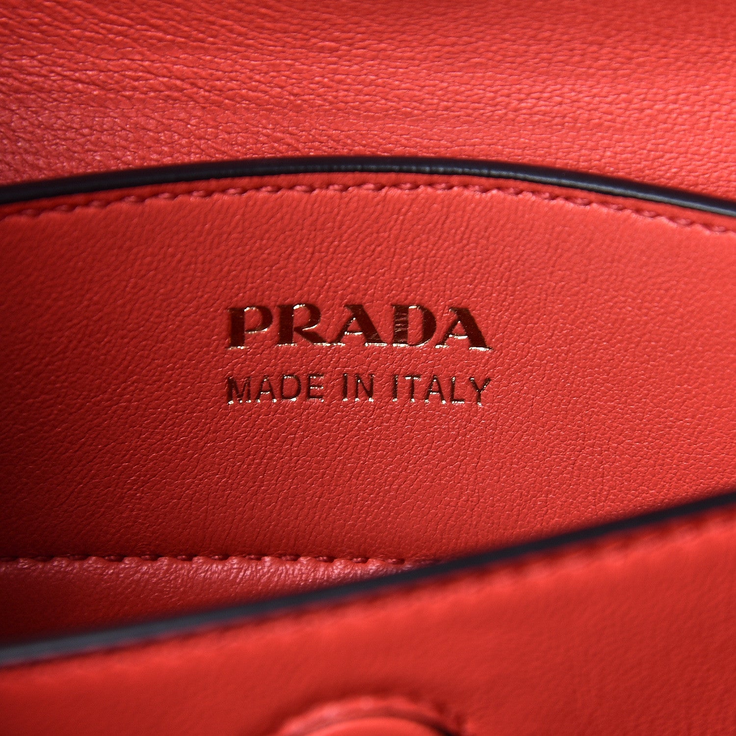Prada Saffiano Cuir Small Double Bag Talco Fuoco 8 of 16