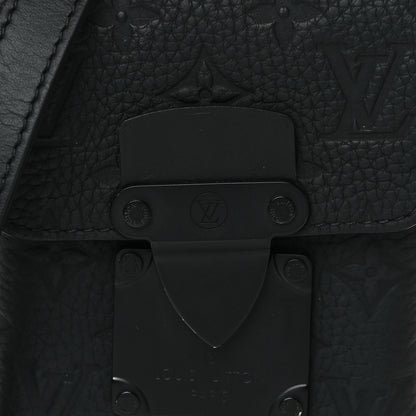 Louis Vuitton Taurillon Monogram S Lock Wearable Wallet Black 7 of 11