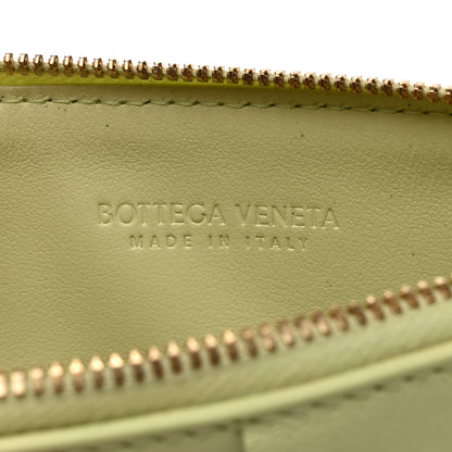 Bottega Veneta Lambskin Maxi Intrecciato Bill Pouch Lemon Washed 6 of 8