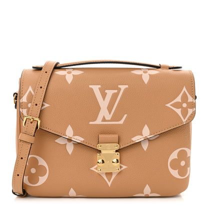 Louis Vuitton Empreinte Monogram Giant Pochette Metis Arizona Beige 1 of 9