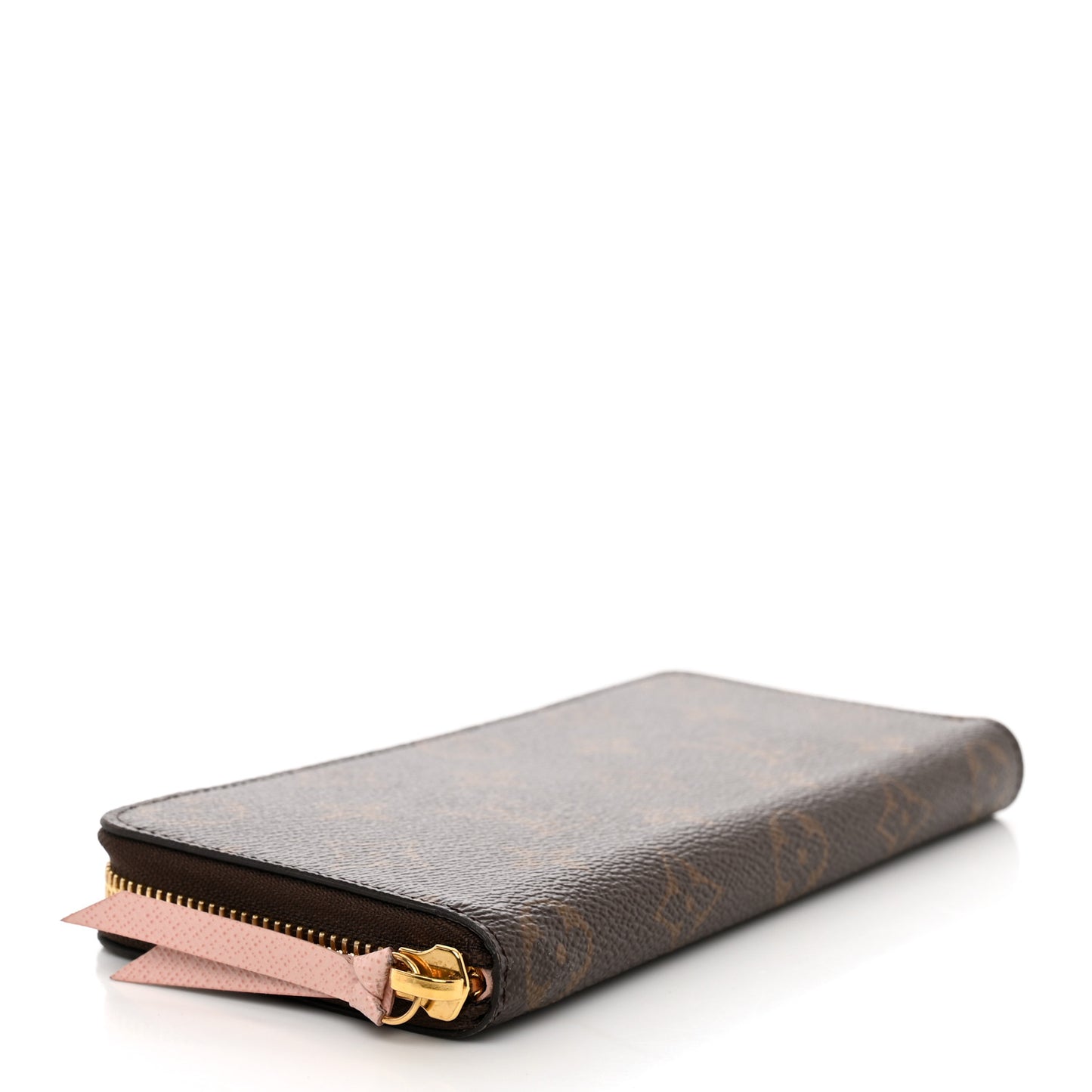 Monogram Clemence Wallet Rose Ballerine