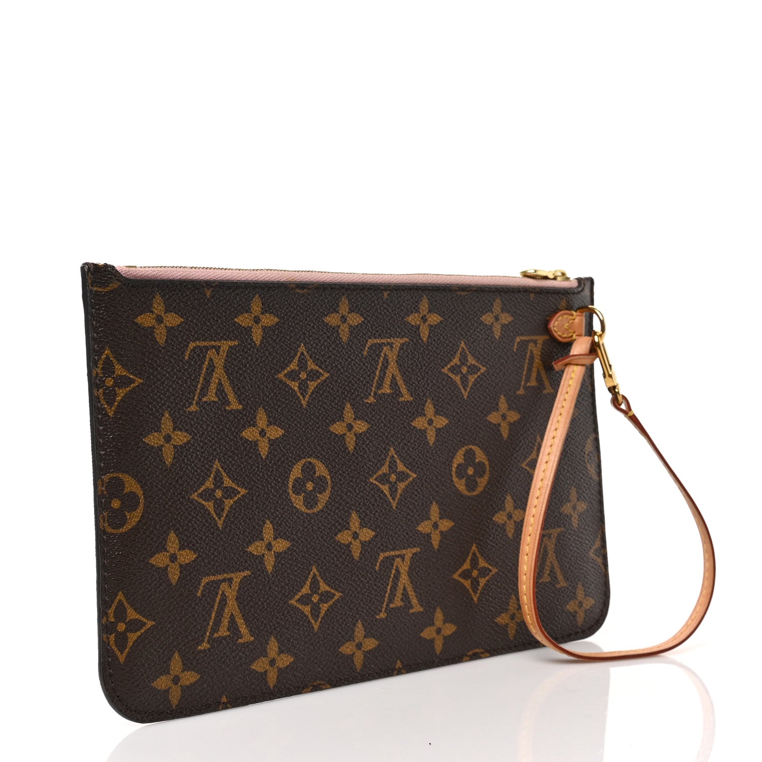 Louis Vuitton Monogram Neverfull MM GM Pochette Sugar Pink 3 of 6