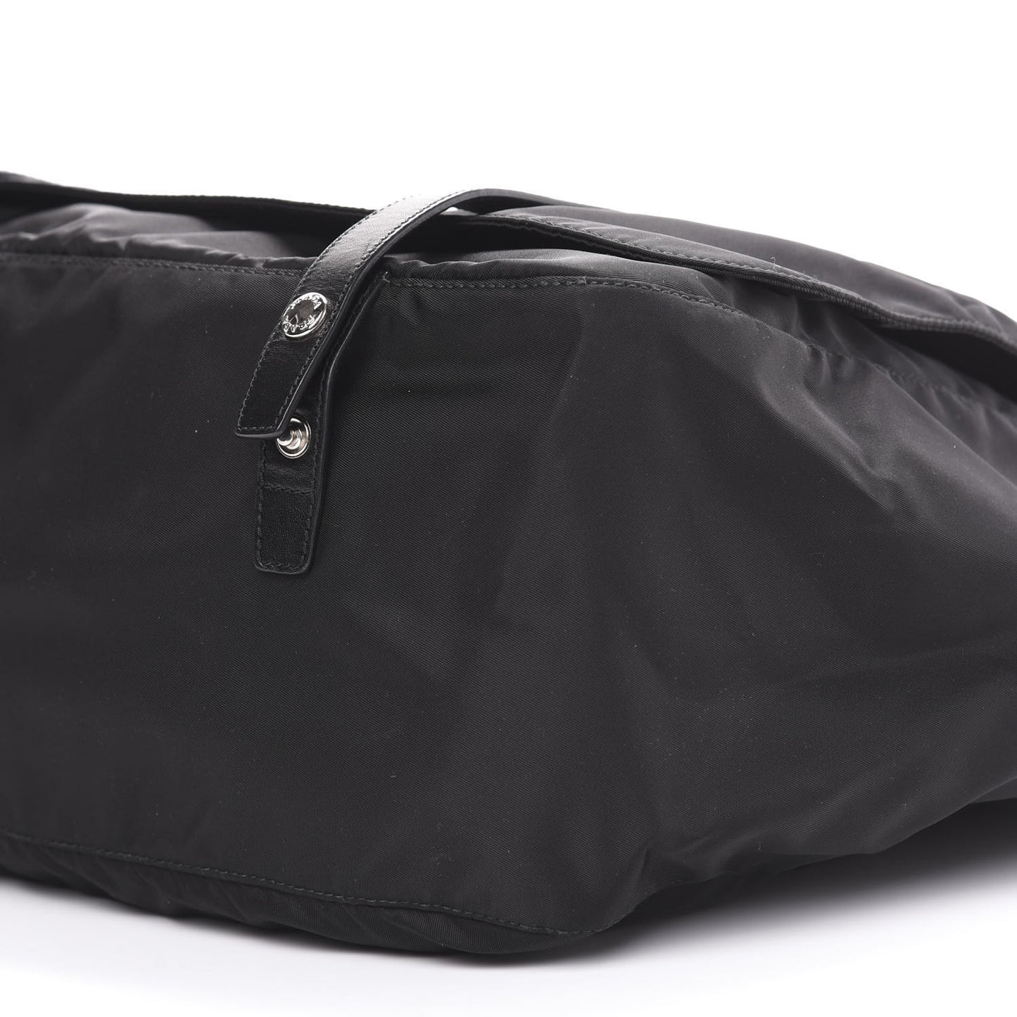Nylon Vela Sport Messenger Bag Black