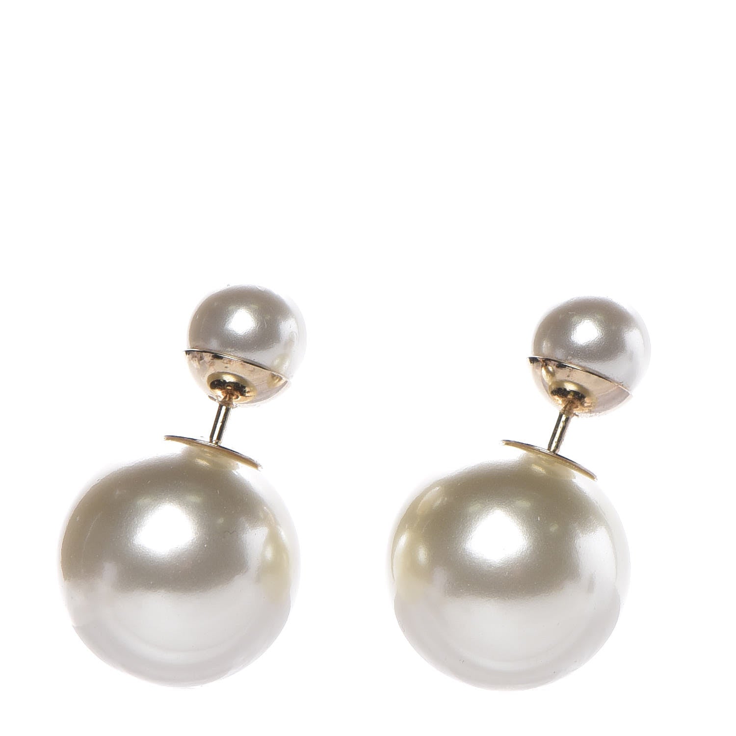Christian Dior Pearl Mise En Dior Tribal Earrings 1 of 4
