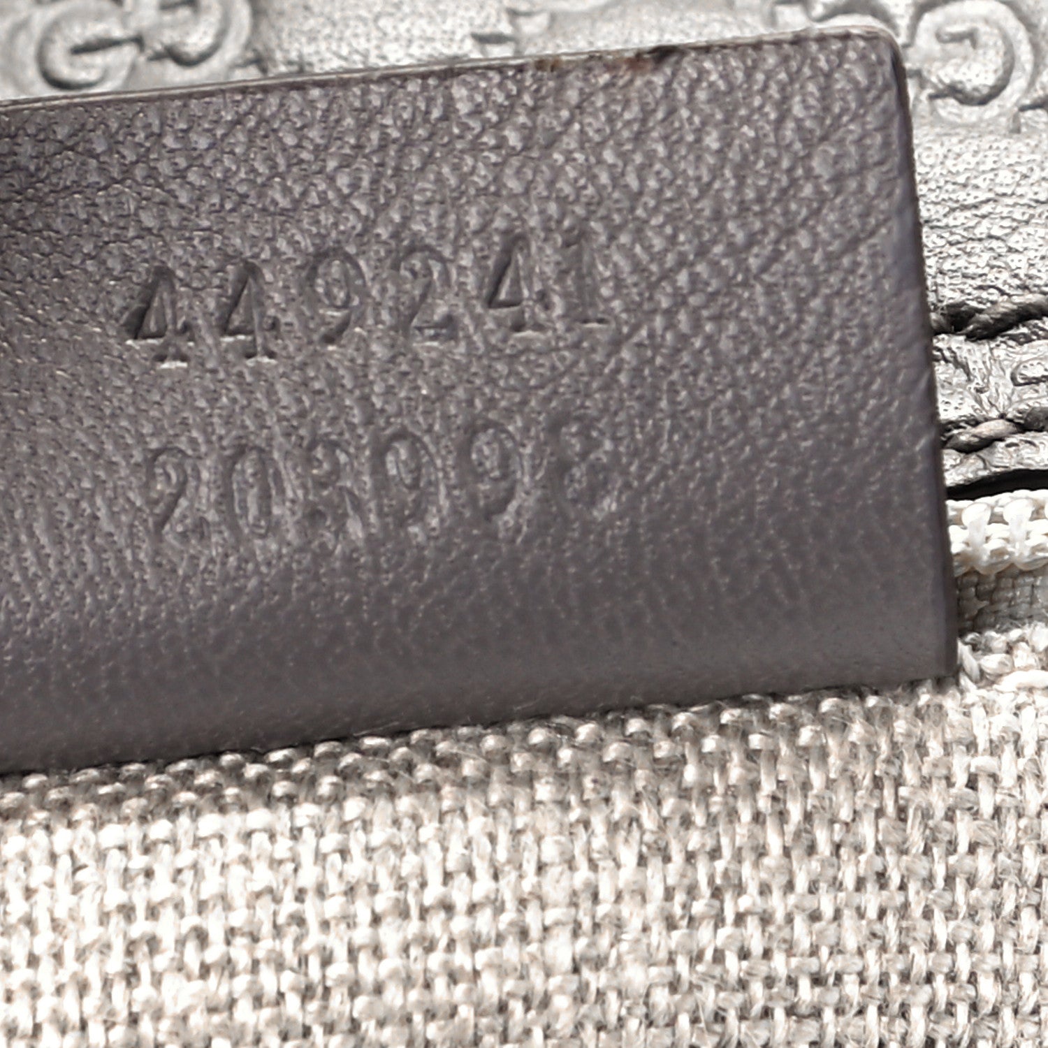 Gucci Microguccissima Small Bree Tote Graphite 7 of 11